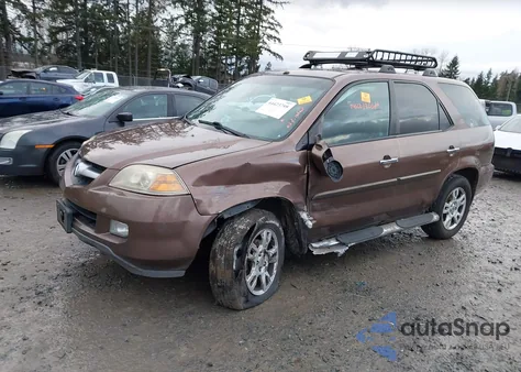 2004 Acura Mdx z USA, uszkodzony, nr VIN 2HNYD18904H521196